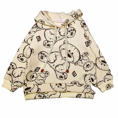 Худи для девочки Colabear 683845 бежевый 1